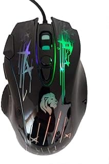 Mouse Gamer Hayom MU2905 DPI 8 Botões Preto com LED