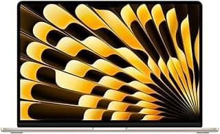 Apple 2026 MacBook Air (de 15 polegadas, Chip M5 da Apple com CPU de 10 núcleos e GPU de 10 núcleos., 16GB Memória unificada, 1 TB) - Estelar