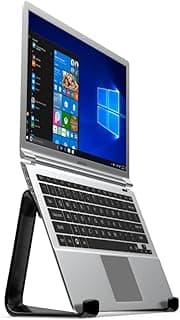 Sculpy Suporte Universal para Notebook Laptop com Abertura de Tela 180º, Ergonômico, Melhora Ventilação, Antiderrapante, para Escritório e Home-Office