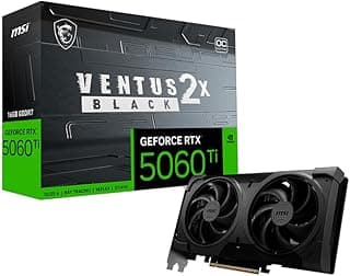 GPU NV RTX5060TI 16GB GDDR7 128BITS VENTUS 2X OC BLACK PLUS MSI 912-V535-088