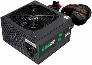 Fonte de Alimentação K-mex 500W, 80 Plus White, ATX, Auto Switch - EZ8898F