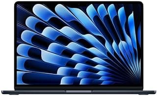 Apple 2026 MacBook Air (de 13 polegadas, Chip M5 da Apple com CPU de 10 núcleos e GPU de 8 núcleos, 16GB Memória unificada, de 512 GB) - Meia-noite