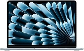 Apple 2026 MacBook Air (de 13 polegadas, Chip M5 da Apple com CPU de 10 núcleos e GPU de 8 núcleos, 16GB Memória unificada, de 512 GB) - Azul-céu