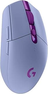 Mouse Gamer Sem Fio Logitech G305 LIGHTSPEED com 6 Botões Programáveis e Até 12.000 DPI - Lilás