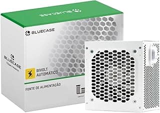 Fonte de Alimentação ATX 600W Bivolt Automático PFC Passivo Branco BLUECASE BLU600-ATPS2W