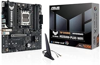 Placa Mãe Asus Tuf Gaming A620am-plus Wifi, Amd Am5, M-atx, Ddr5, Wi-fi6-90mb1mz0-m0eay0