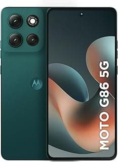 Smartphone Motorola Moto g86 512GB 5G 12GB+12GB RAM Boost Inteligente Verde Escuro 6,7" Câm. Dupla + Selfie 32MP