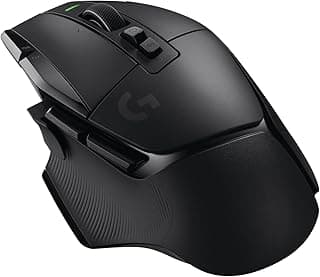 Mouse Gamer Sem Fio Logitech G502 X LIGHTSPEED com Switch LIGHTFORCE, 13 Botões Programáveis, Sensor HERO 25K, Compatível com PC/macOS/Windows - Preto
