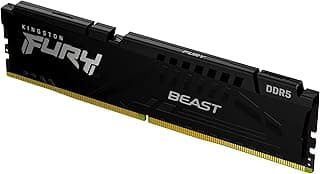 KF556C40BB-8 - Módulo de memória de 8GB DIMM DDR5 5600Mhz FURY Beast Black 1,25V 1Rx16 288 pinos para desktop/gamers