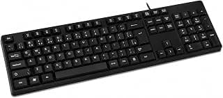 Teclado USB com Fio ABNT2 Silencioso Teclas Macias Digitação Confortável Design Ergonômico para PC e Notebook