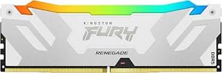 Kingston FURY Renegade White RGB XMP 16GB 7600MT/s DDR5 CL38 DIMM Desktop Gaming Memory - KF576C38RWA-16