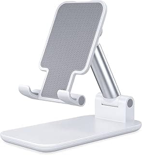 Suporte Apoio Celular Tablet Smartphone Universal Dobrável Mesa Portátil Ajustável Antiderrapante Premium