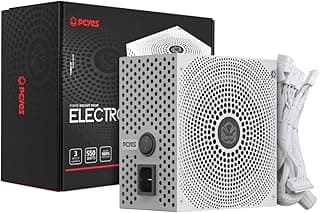 FONTE GAMER PCYES ELECTRO V2 650W WHITE GHOST 80 PLUS BRONZE - ELECV2WG650W
