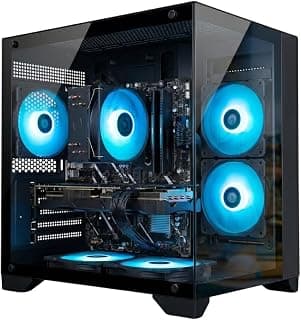 PC Gamer EPIC by BluePC - Intel Core Ultra 5 225F, Geforce RTX 5070 12GB, 32GB DDR5, SSD 1TB M.2 NVMe, 800W 80 Plus, Preto, 5 fans RGB - PGBP-EPI1275
