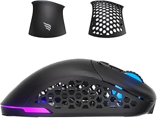 Mouse Gamer Fallen Morcego Wireless Sem fio Preto Com Led Rgb