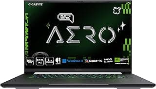 GIGABYTE - AERO X16 - Copilot+ PC - 165Hz 2560x1600 WQXGA - NVIDIA GeForce RTX 5060 - AMD Ryzen 7 AI 350-1TB SSD com 16 GB DDR5 RAM - Windows 11 Home - Cinza espacial AERO X16 1VH93USC94AH