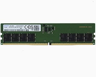 Samsung 16GB (1x16GB) DDR5 5600MHz PC5-44800 CL46 UDIMM 1Rx8 Single Rank 1.1V Non-ECC DIMM 288-Pin Desktop Computer RAM Memory M323R2GA3DB0-CWM