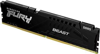 Kingston Fury Beast 32GB 6000MT/s DDR5 CL30 DIMM Preto Desktop Gaming Memory Módulo Único - KF560C30BBE-32
