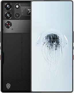 REDMAGIC 10 Pro 144Hz Gaming Phone, Smartphone Android 5G, 16GB RAM+512GB ROM, Snapdragon 8 Elite, 6.85" 1.5K AMOLED Tela Cheia, Câmera 50MP, Dual-Sim, Celular Desbloqueado, 6500, transparent black
