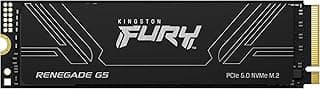 Kingston SSD NVMe Fury Renegade G5 4096GB | PCIe 5.0 M.2 2280 | Até 14.800MB/s | SFYR2S/4T0