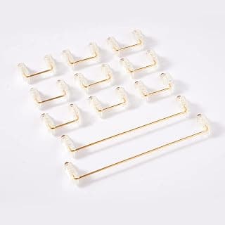 KIT DE PARAFUSOS PARA TECLADO AKKO ESTABILIZADOR TRANSPARENTE
