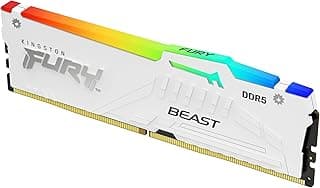 Kingston FURY Beast RGB 64GB (2x32GB) 5600MT/s CL40 DDR5 XMP DIMM | Sincronização infravermelha | Software FURY CTRL | Overclocking | Plug N Play | Intel XMP 3.0 | Kit de 2 | KF556C40BWAK2-64