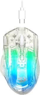 Mouse Gamer Redragon Chazzis Cristal RGB Sigma SG8960 24000 DPI Ergonômico 8 Botões M695CT