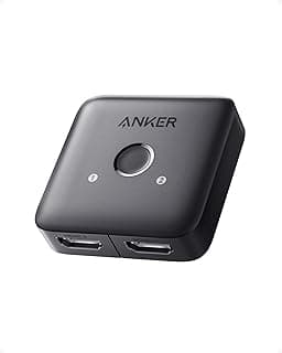 Switch HDMI Anker, Splitter HDMI 4K@60Hz, 2 Entradas e 1 Saída, Suporta HDR, 3D, Dolby, Compatível com Notebooks, PCs, Xbox Series, PS5/PS4 e Projetores