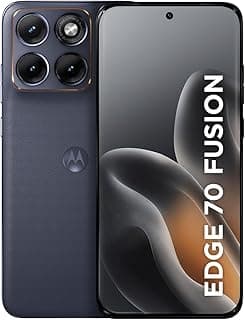 Smartphone Motorola Edge 70 Fusion 5G - 256GB 24GB (8GB RAM + 16GB RAM Boost), camera 50MP Sony Lytia 710, Tela 1.5K extreme Amoled 144hz - Grafite