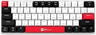 R8 Teclado Mecânico Switch Azul Tamanho 60% USB (Branco Preto Vermelho)