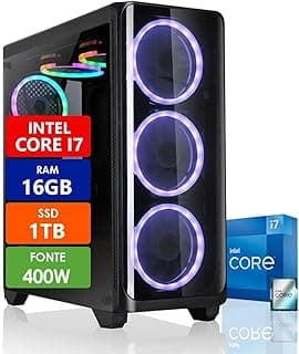 PC Gamer Intel Core i7 16GB SSD 1TB Radeon RX 580 8GB 256 Bits 400W Real Strong Tech