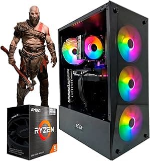 PC GAMER RYZEN 5 4500, 16GB DDR4, SSD NVME 500GB, RX 580 8GB
