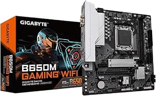 Placa Mãe Gigabyte B650M GAMING WIFI (AM5/2xDDR5/HDMI/VGA/USB 3.2/M.2)
