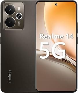 Smartphone Realme 14 5G 12 GB de RAM/256GB, /Tela 6.67"/120Hz Ultra-smooth, NFC - Storm Titanium