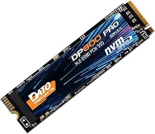 DATO Unidade de estado sólido interna DP800 Pro 1TB M.2 2280 PCIe Gen4x4 NVMe SSD para jogos e criadores (até 5000/4600 MB/s)