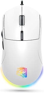 Mouse Gamer Ceres Pro HyperLight 12800DPI RGB Ultraléve 63g, Branco, MGCSPRO, ELG