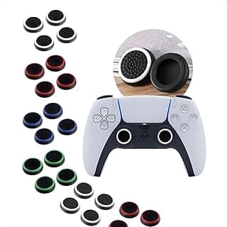 Kit 8 Grip Borracha Protetor Analógico Compatível Ps3 Ps4 Ps5 Xbox Diversos Silicone Botão Compatível Controle Gamer Borrachinha