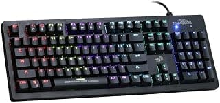 Teclado Gamer Mecânico Team Seal Preto - TGMTS ELG