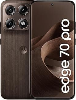 Smartphone Motorola Edge 70 PRO 5G - 512GB 24GB (12GB RAM+12GB Ram Boost), 4 câmeras de 50MP, Tela 1.5K extreme AMOLED 144Hz, Bateria 6500 mAh, IP68/IP69 - Madeira