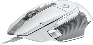 Mouse Gamer Logitech G502 X com Switch LIGHTFORCE, 13 Botões Programáveis, Sensor HERO 25K, Compatível com PC/ macOS/ Windows - Branco