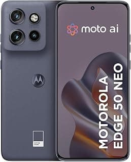 Smartphone Motorola Edge 50 Neo 5G - 256GB 16GB (8GB RAM+8GB Ram Boost) 50MP Sony Camera Moto AI Ultrarresistencia militar - Grisaille Vegan Leather (Seminovo)
