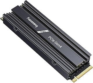fanxiang SSD Interno NVMe de 1 TB para PS5 com Dissipador de Calor, até 7100 MB/s, M.2 SSD PCIe Gen 4, Expansão de Armazenamento Compatível com PS5, Unidade de Estado Sólido Interna para Jogadores