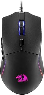 Mouse Gamer Redragon Naga Preto RGB 10000DPI 6 Botões Programáveis 82g M730-RGB