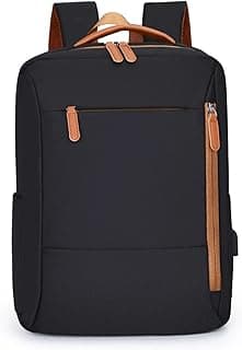 Mala de bordo bolsa de mão Mochila Executiva para Notebook 15.6 Impermeável com Porta USB Trabalho Viagem Slim Unissex Compartimento para Laptop uso Profissional Faculdade