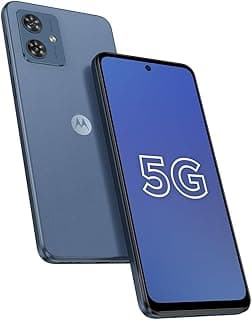 Smartphone Motorola Moto g54 5G - 256GB 16GB (8GB RAM+8GB Ram Boost) AI Camera 50MP Tela FHD 5000 mAh NFC - Azul Vegan Leather (Recondicionado)