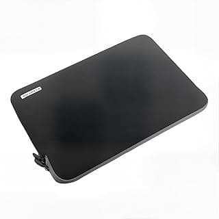 LENTION Capa para Notebook com zíper, Poliéster Premium Repelente à Água, Preto, Design Slim, Proteção Multicamadas, Compartimentos Múltiplos (13 Polegadas)