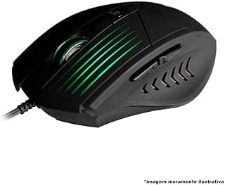 Mouse C3 Tech Gamer Mg-10BK 2400DPI 6B USB Led - Preto