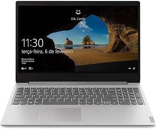 Notebook Lenovo Ultrafino ideapad S145 Ryzen 5 - 12GB 1TB Windows 10 15.6" Dolby Audio Design Leve e Compacto, Prata