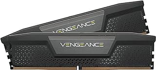 CORSAIR VENGEANCE DDR5 RAM 48GB (2x24GB) 6000MHz CL36 Intel XMP iCUE Memória de computador compatível - Preto (CMK48GX5M2E6000C36)