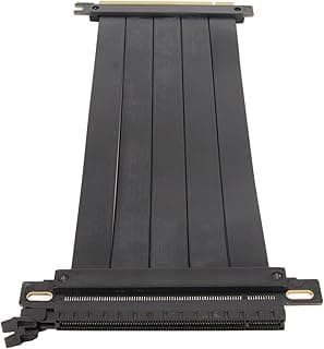 aqxreight Cabo Extensor PCIE 4 0 X16 Riser Propriedade de Alta Blindagem Cabo de Extensão PCIE 4 0 Flexível de 180 Graus para Placa Gráfica 30cm/11 8 pol. 40-4000 (RTX 4060 F 0 X16 Extender (30cm)
